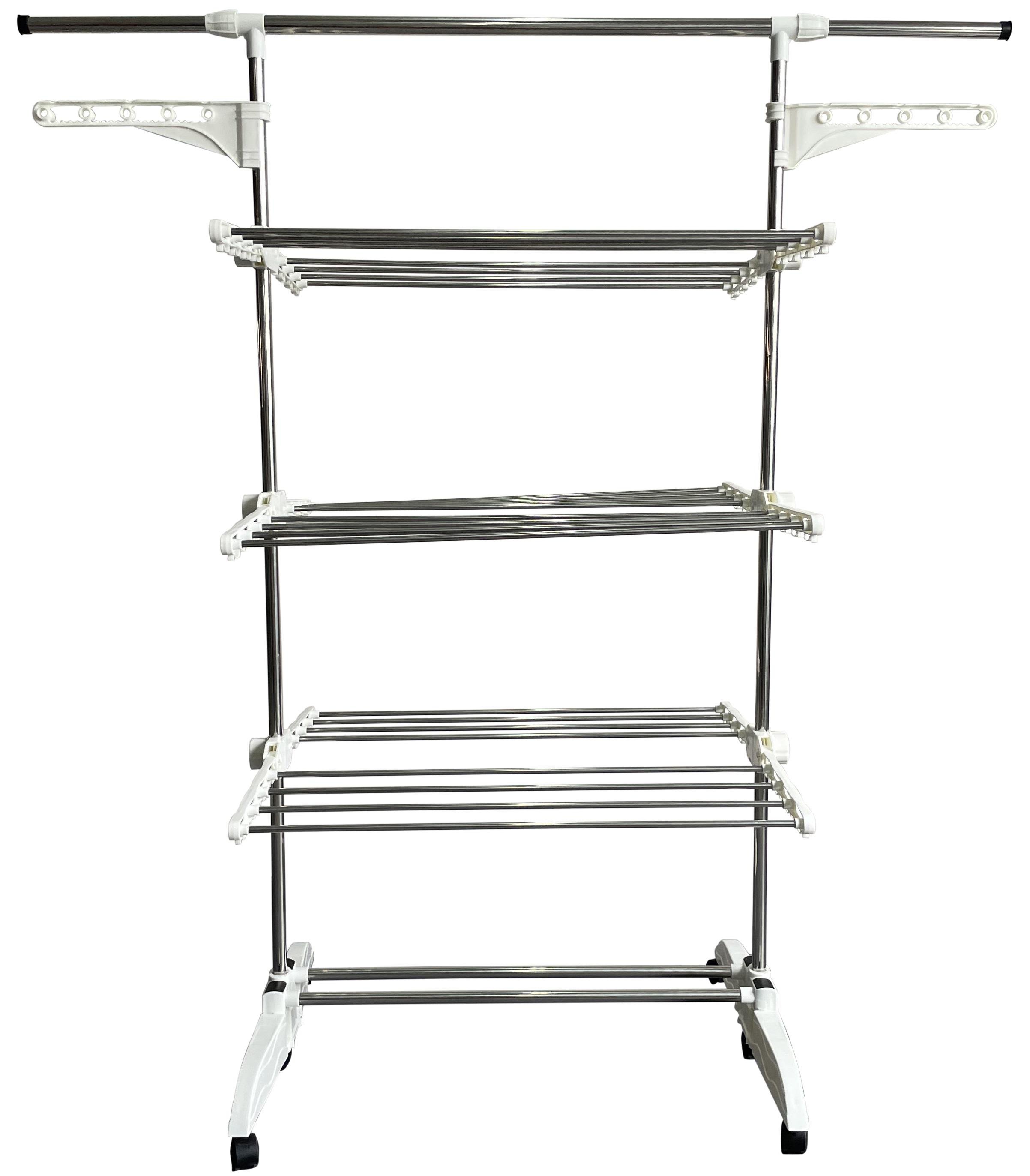 Сушка многоярусная для одежды Bonro B01S Белый (5218) - фото 3 Сушка многоярусная для одежды Bonro B01S Белый (5218) - фото 3