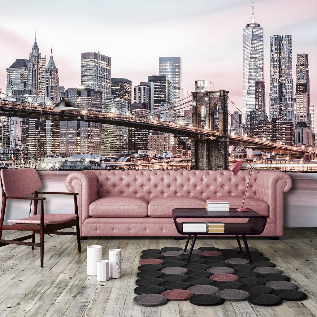 Фотообои Consalnet Бруклинский мост на рассвете 368x254 см (13808P8)