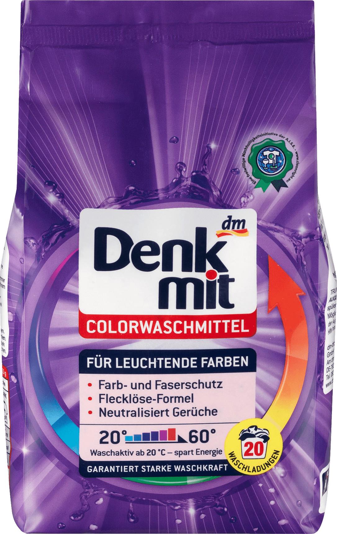 Пральний порошок Denkmit Colorwaschmittel 1,35 кг 20 циклів прання (9701)