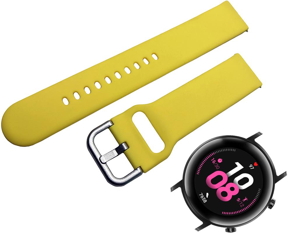 Ремешок Matte Style для Huawei Watch GT 2 42 мм Yellow (19791) - фото 2 Ремешок Matte Style для Huawei Watch GT 2 42 мм Yellow (19791) - фото 2