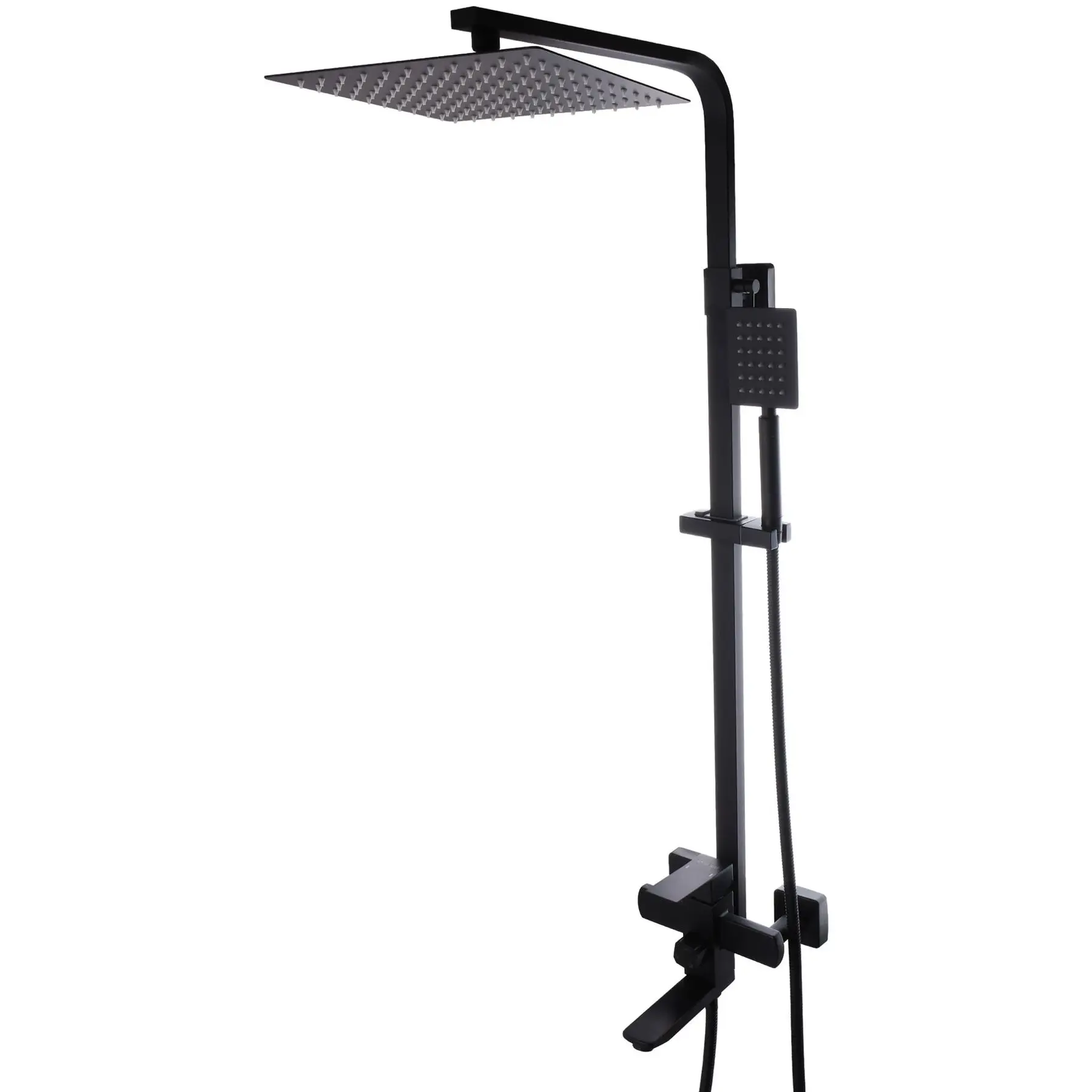 Душевая система Globus Lux Sicilia PLUS-SBQ-SH-02-BB Матовый черный (GSR-000024952)