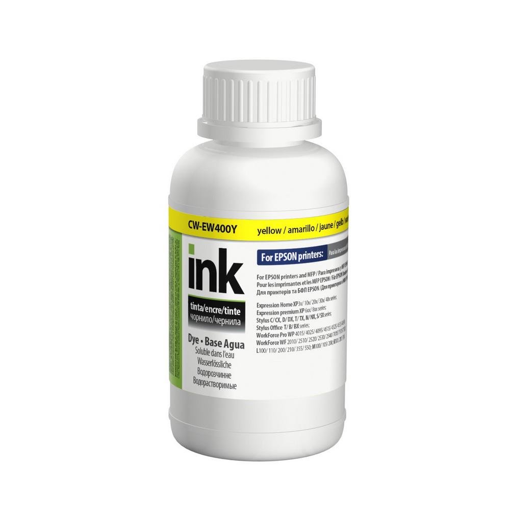 Краска для печати Epson EW400 ColorWay водное основание 200 мл Yellow (618578)