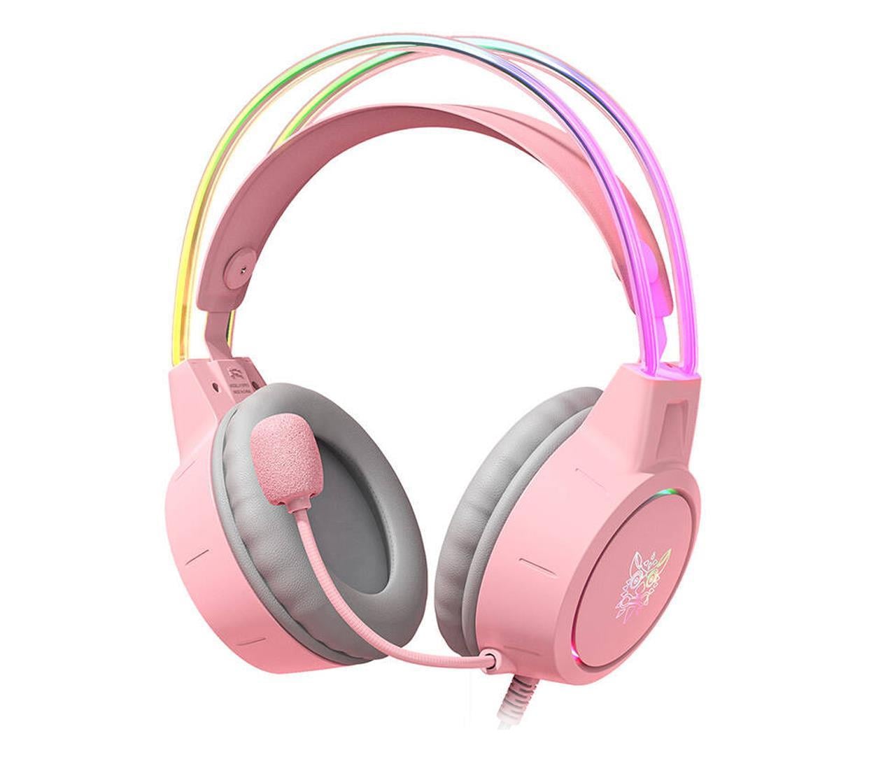 Навушники з мікрофоном Onikuma X15 Pro Pink (514479)