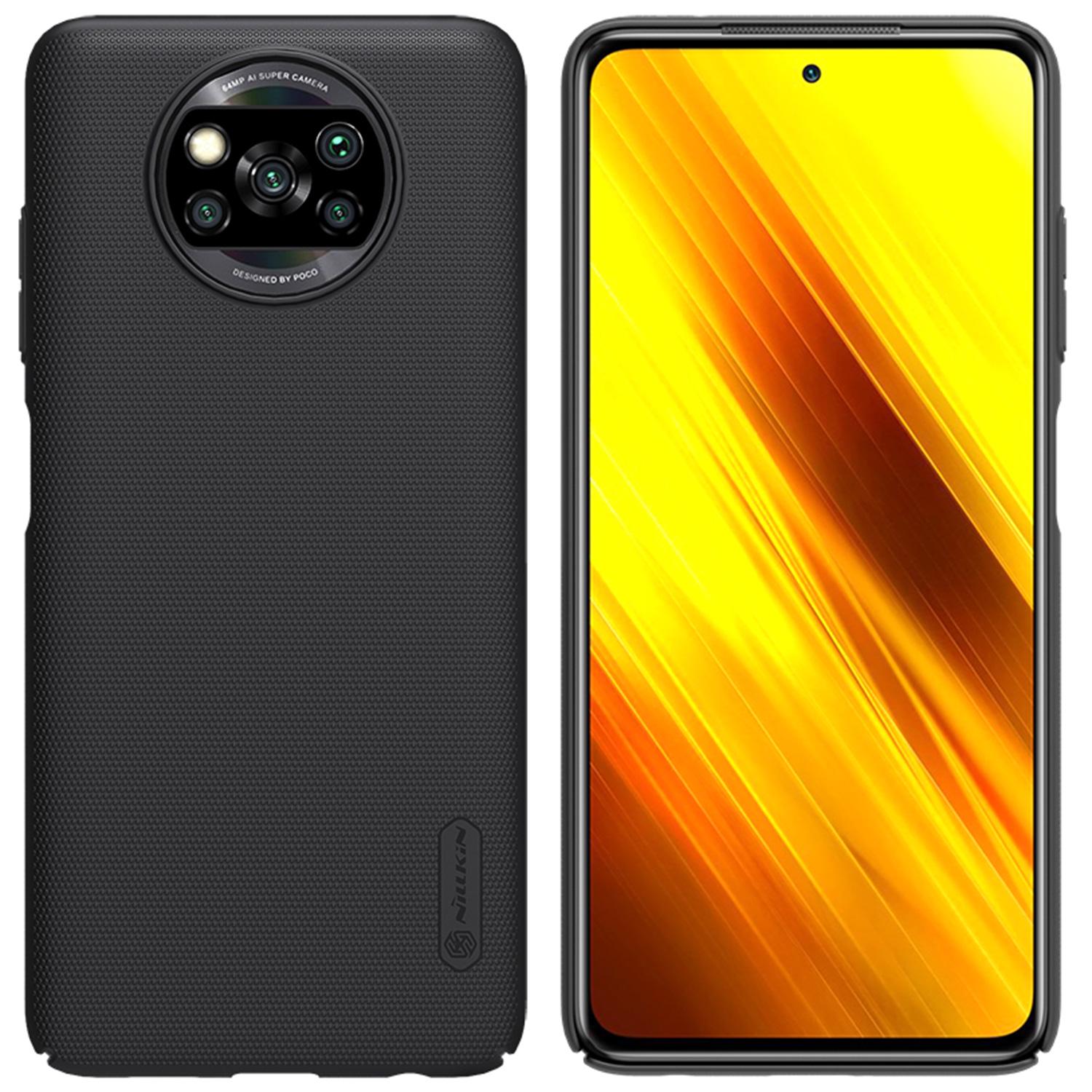 Чохол бампер Nillkin Super Frosted Shield для Xiaomi Poco X3 / Poco X3 NFC Black - фото 2