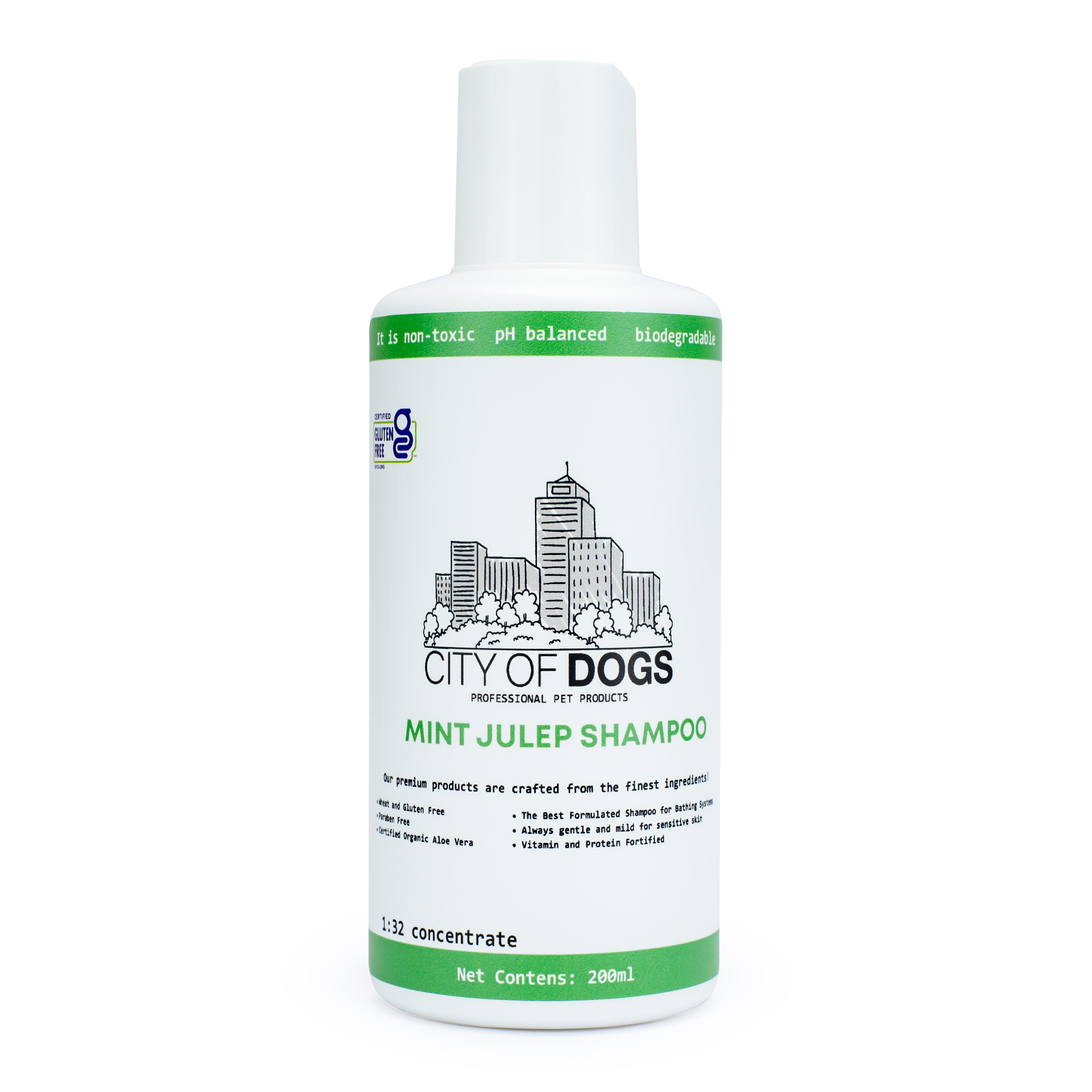 Шампунь травяной с мятой City of Dogs Mint Julep 200 мл (cod-605-200)