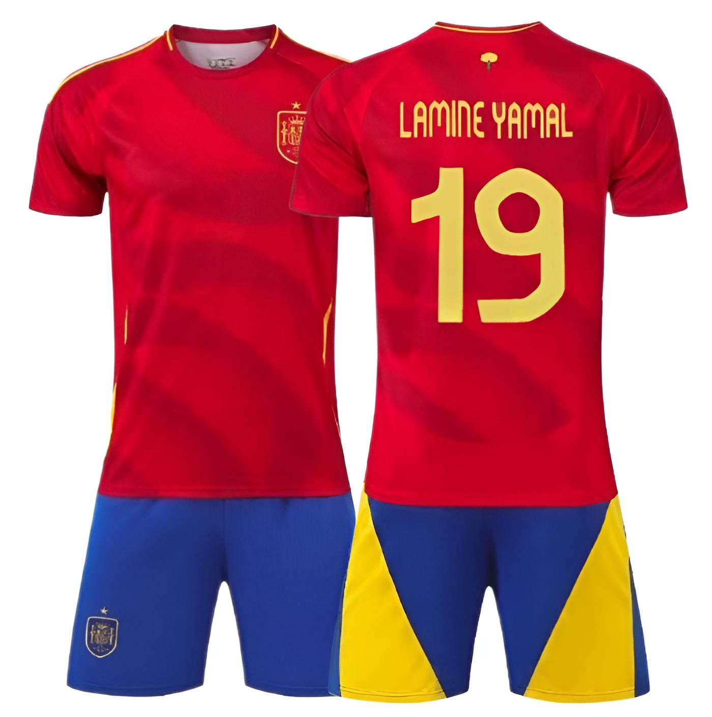 Футбольная форма детская Lamine Yamal 19 Сборная Испании сезон 2026 р. 28 150-155 см Красный с синим (2b11b68e)