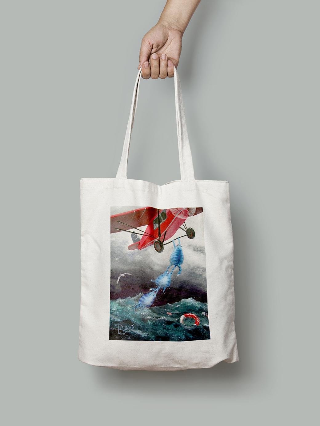 Эко-сумка Спасение в шторм шопер (rinaz_2012205937004_Bag)