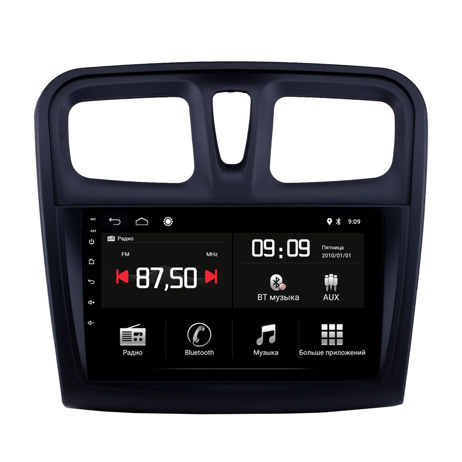 Автомагнитола штатная Torssen F9232 для Renault Sandero/Logan 2014-2019 г. 4G/Carplay/DSP 2/32 GB 9" (20220944)