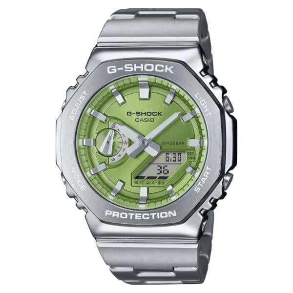 Наручные часы мужские Casio G-Shock GM-2110D-3A ударопрочные с водозащитой 200 м/подсветкой Зеленый (3052734142) Наручные часы мужские Casio G-Shock GM-2110D-3A ударопрочные с водозащитой 200 м/подсветкой Зеленый (3052734142)