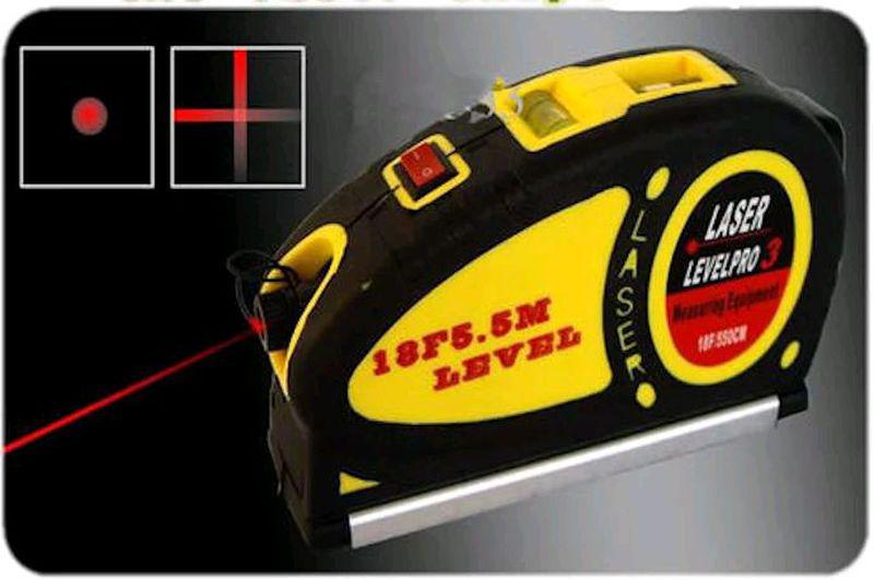 Лазерный уровень Laser Level Pro 3 LV-05 с рулеткой 5,5 м - фото 3