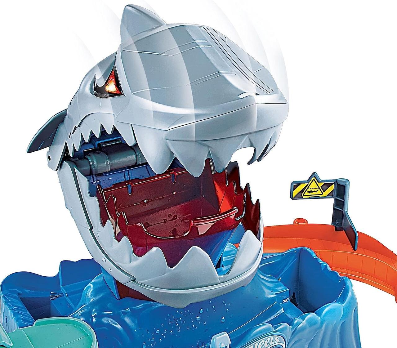 Трек Hot Wheels Color Shifters Robo Shark Frenzy GJL12 - фото 3