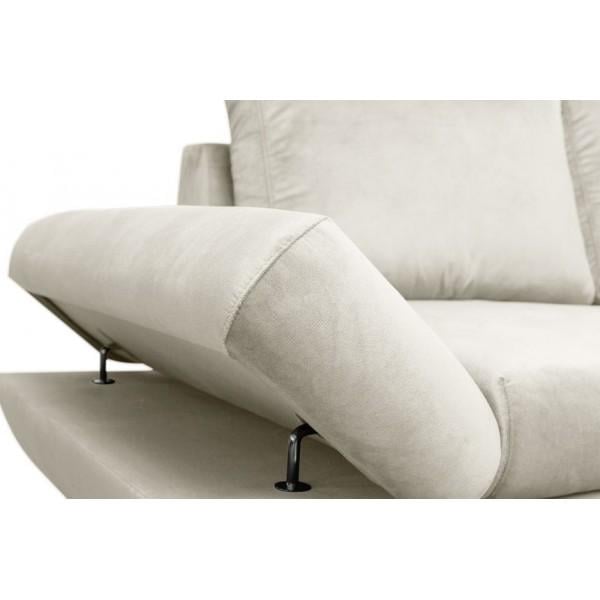 Диван угловой Perfect Home Loft из натурального дерева/ДСП/ткани Kronos 01 Белый (49653) - фото 6 Диван угловой Perfect Home Loft из натурального дерева/ДСП/ткани Kronos 01 Белый (49653) - фото 6