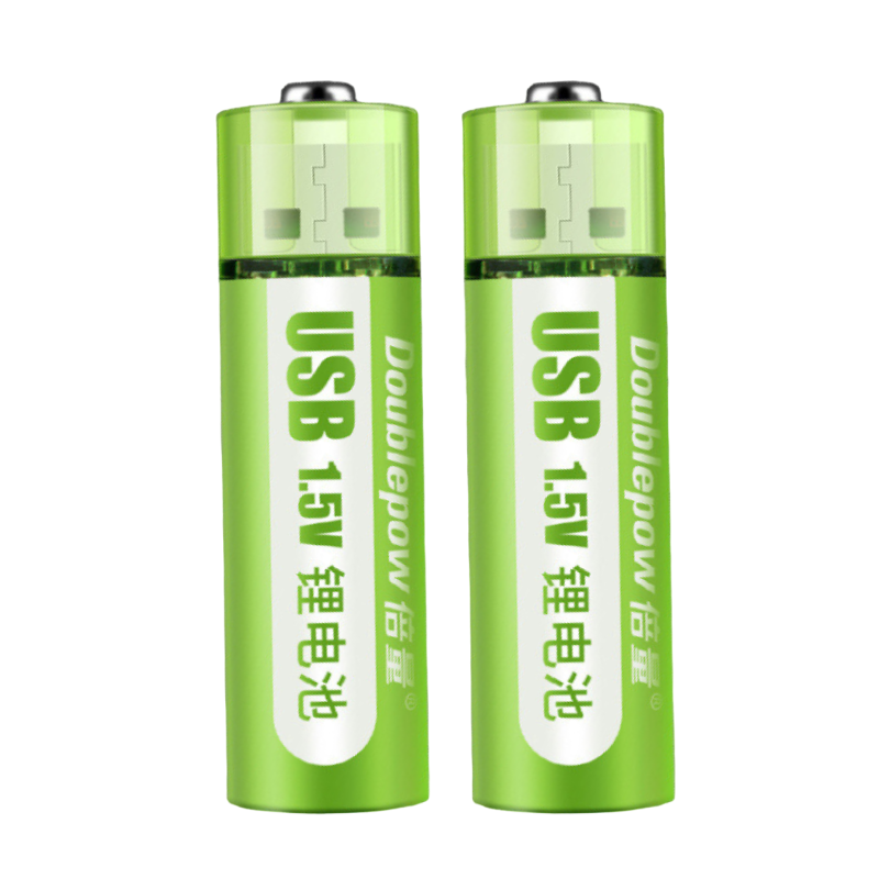 Комплект литиевых аккумуляторов Doublepow 1800 mAh с USB-зарядкой 2 шт. (00579) Комплект литиевых аккумуляторов Doublepow 1800 mAh с USB-зарядкой 2 шт. (00579)