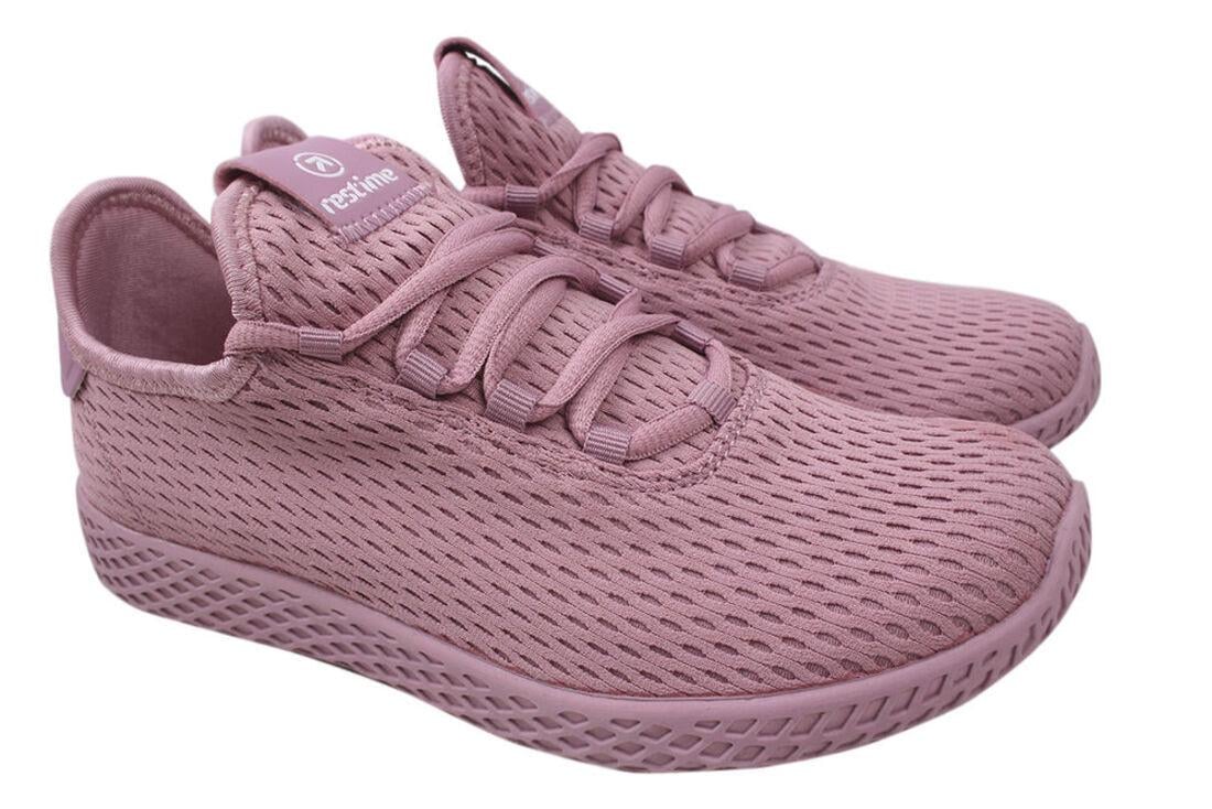 Кроссовки женские ResTime из текстиля р. 37 Розовый (105-20LK)