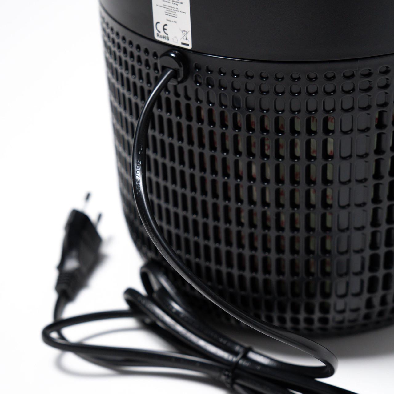 Очищувач повітря EvoAir Yuvo 3в1 HEPA з вугіллям/УФ-C/4 режими/нічний режим Чорний (2670426662) - фото 4