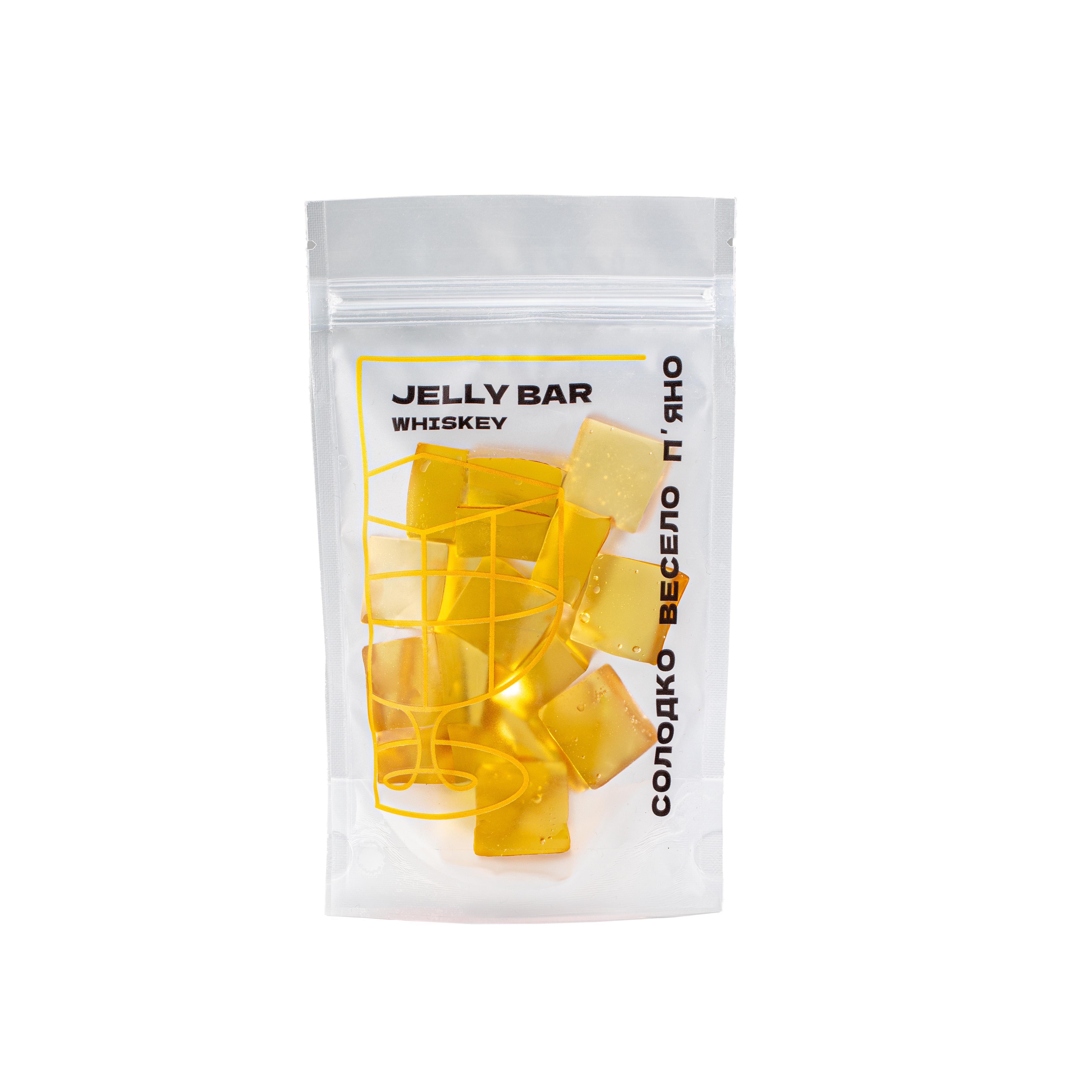 Желейні цукерки Jelly Bar Віскі 100 г (АП-4)