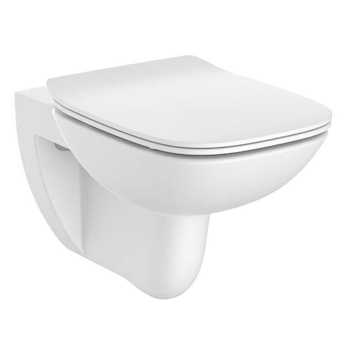 Унитаз подвесной ROCA Debba Rimless с сиденьем 54x35,5 см Белый (A34H993000)
