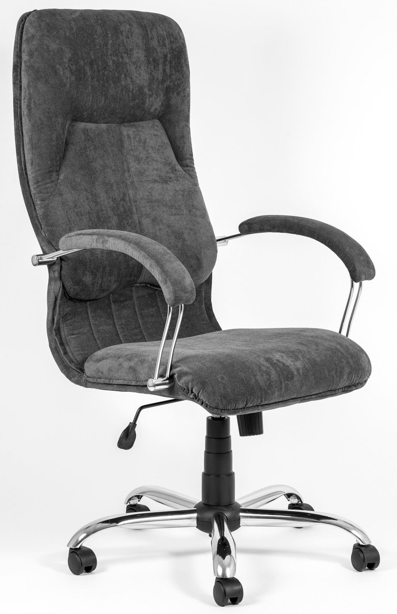 Офисное кресло руководителя Richman Никосия Velour М2 AnyFix Серый (6013ee35ee03ef61f515deaa)