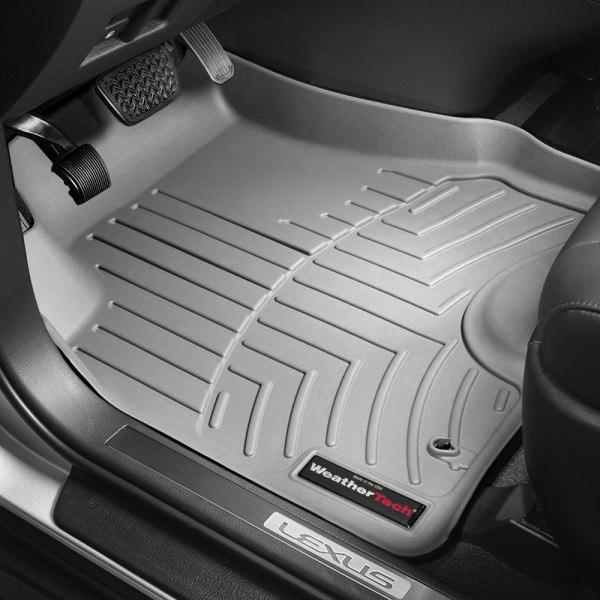 Килимки WeatherTech в салон BMW X1 2009-14 Sdrive з бортиком передні 2 шт. Сірий (465741)