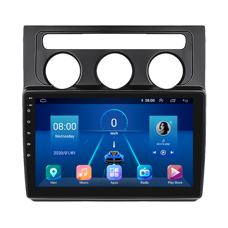 Автомагнитола штатная Lesko 4G/Wi-Fi для Volkswagen Touran I 2003-2006 2/32Gb 10" (1651323342)