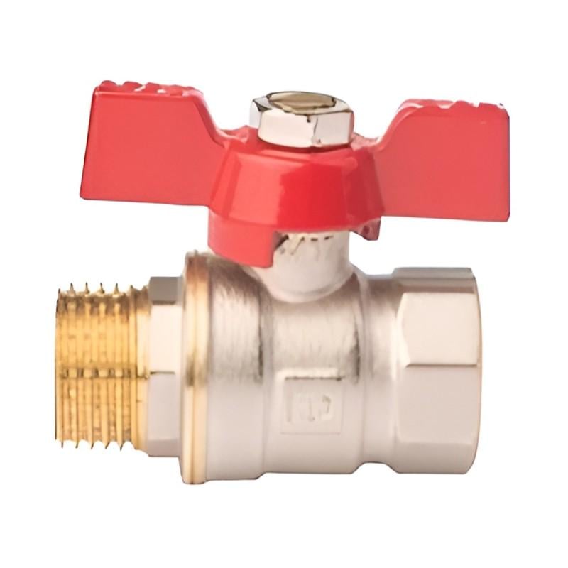 Кран шаровой FADO Modern 1" ВЗ прямой латунь (KN23) Кран шаровой FADO Modern 1" ВЗ прямой латунь (KN23)