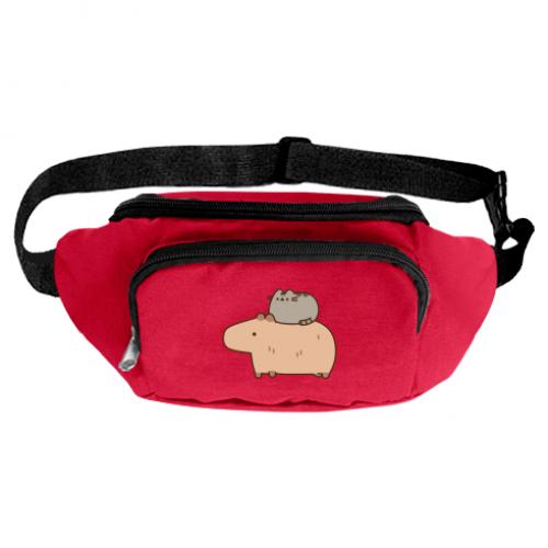 Поясная сумка-бананка Пушин и Капибара Красный (16054393-3-195397) Поясная сумка-бананка Пушин и Капибара Красный (16054393-3-195397)