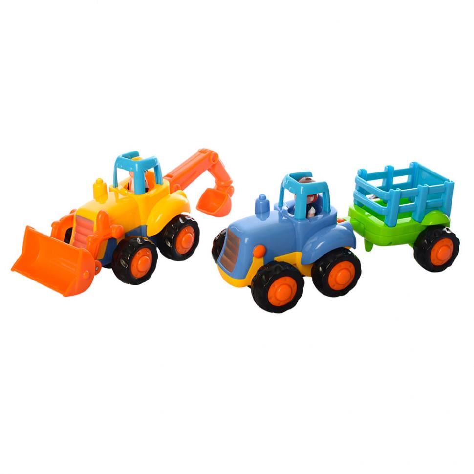 Машинка Hola Будтехніка від 3 років 9 см 4 шт. Бронзовий (ID-173-N-28)