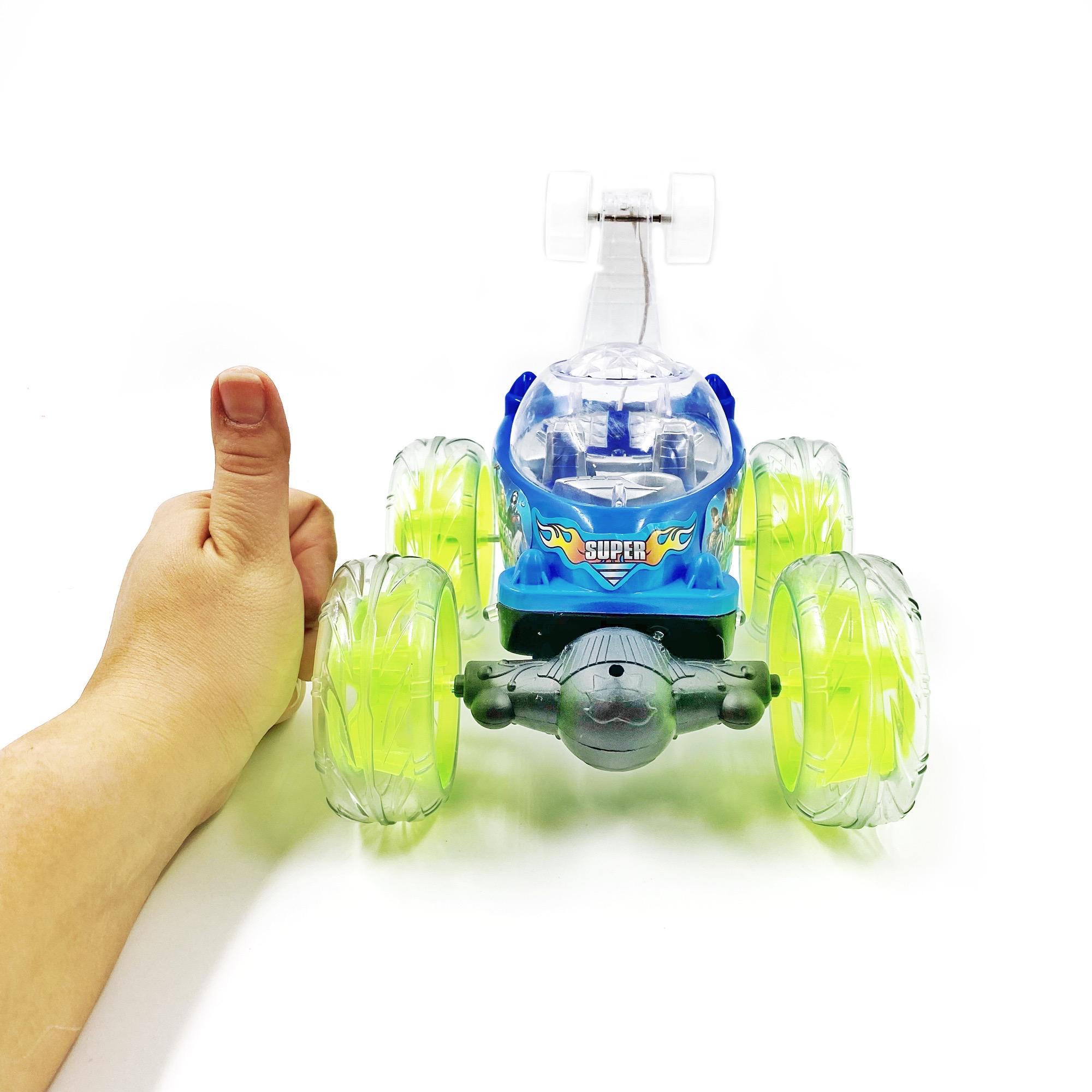 Машинка перевертыш музыкальная Jia Yue Toys на радиоуправлении 18 см 4,8 В Разноцветный (95048) - фото 11