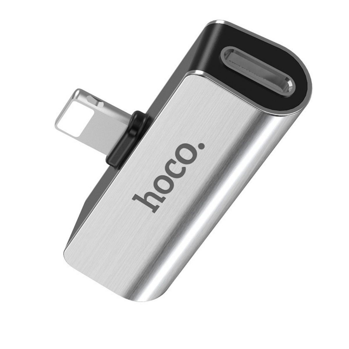 Адаптер Hoco LS25 Digital 3,5 audio converter Silver