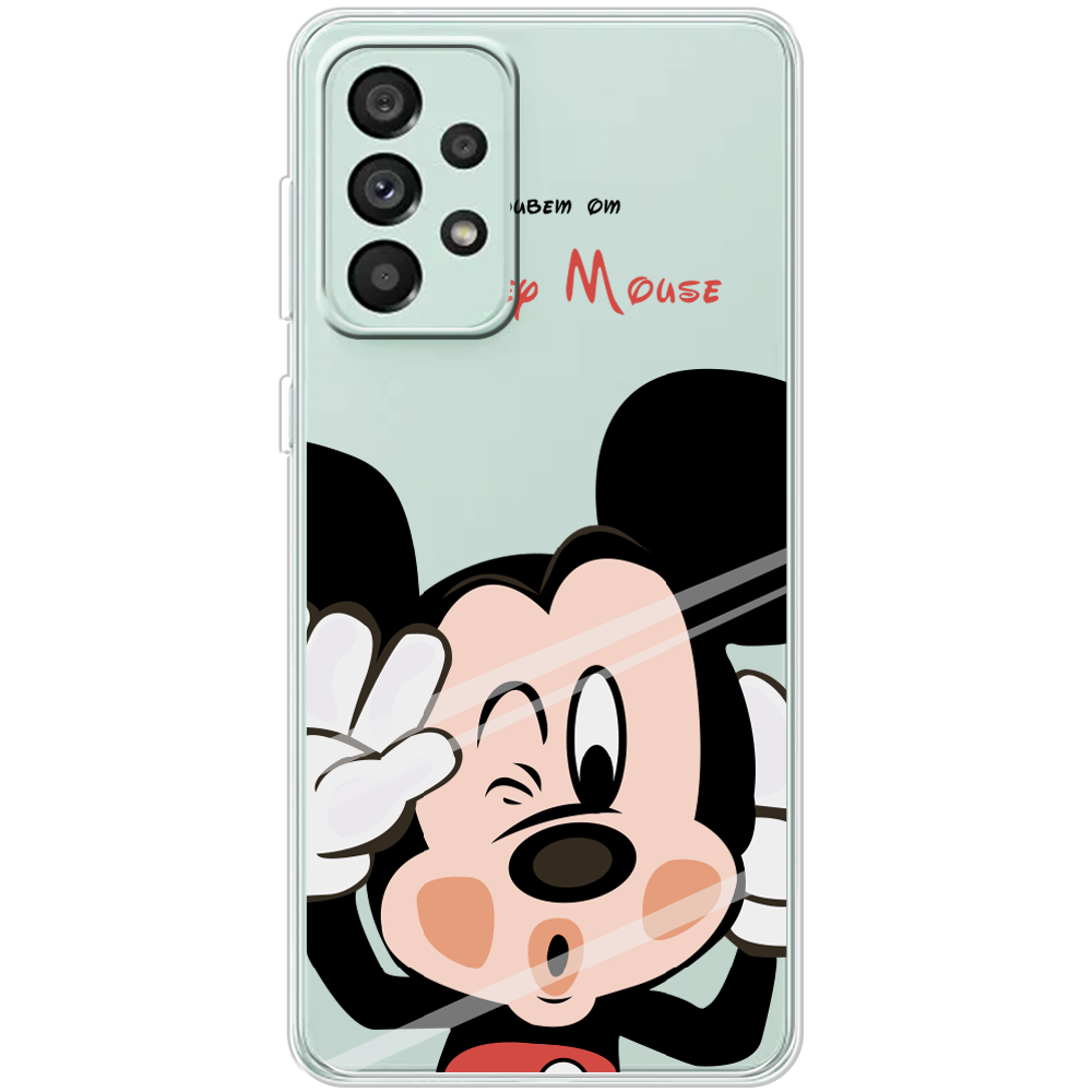 Чехол BoxFace Samsung Galaxy A33 5G (A336) Mister M Прозрачный силикон (44140-cc58-44140)