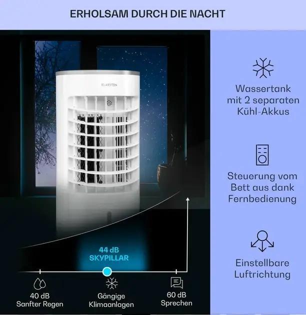 Охладитель воздуха KLARSTEIN Skypillar 3в1 228 м3 (1003579) - фото 6 Охладитель воздуха KLARSTEIN Skypillar 3в1 228 м3 (1003579) - фото 6