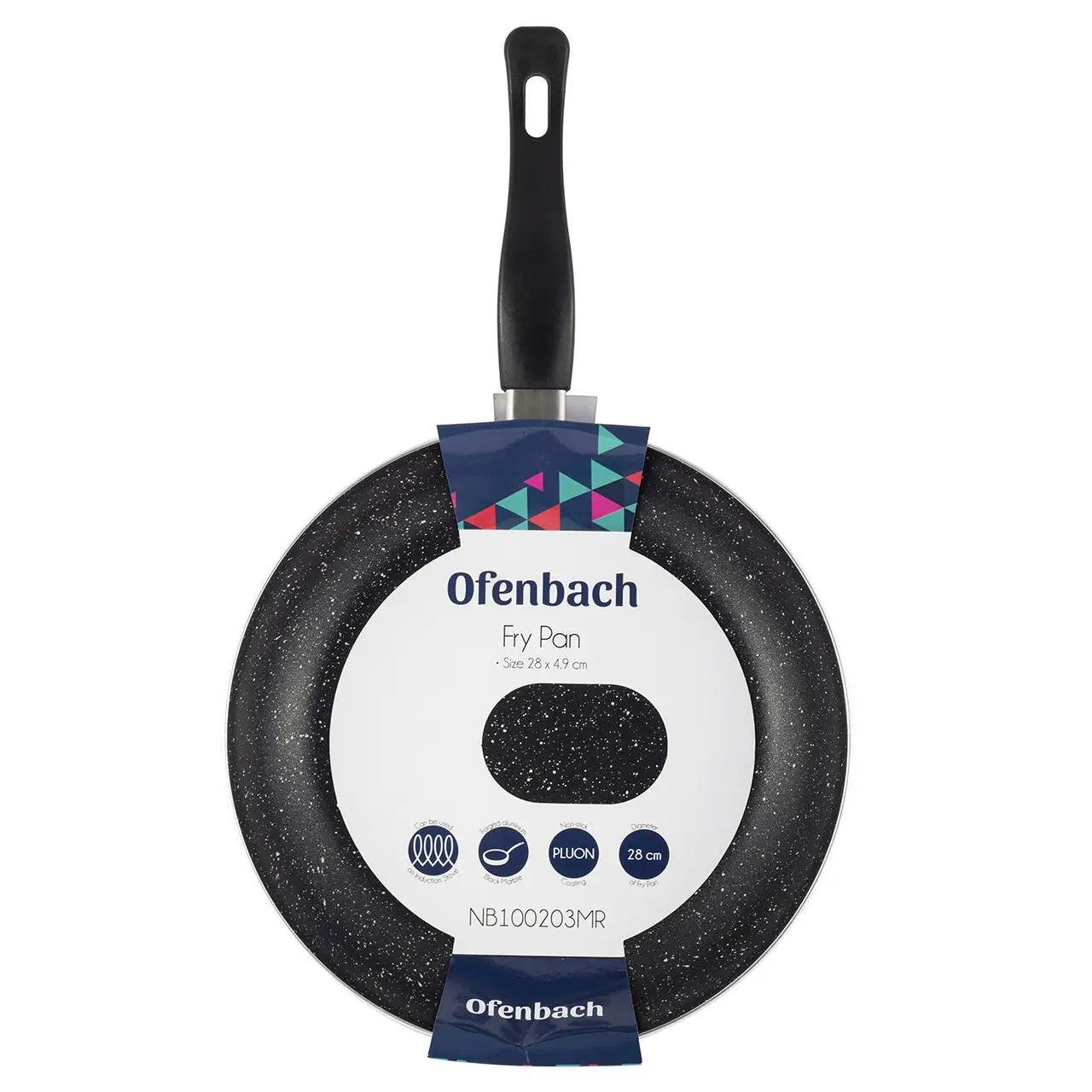 Сковорода Ofenbach из алюминия с мраморным покрытием 28 см (KM-102810203MR)