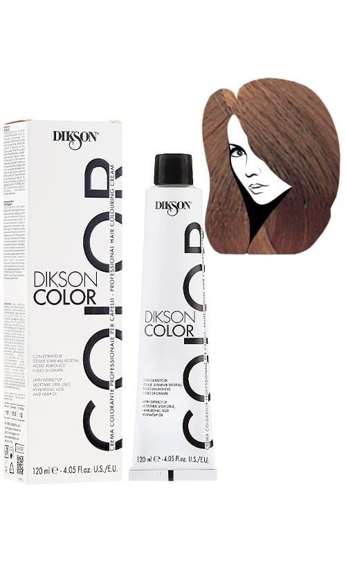 Фарба для волосся Dikson Professional Hair Colouring Cream 7,33 Білявий золотистий яскравий (28477)