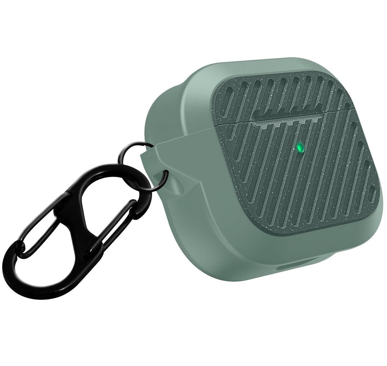 Чехол для наушников с карабином Laut Capsule IMPKT for AirPods 3, Sage Green (L_AP4_CA_SG)