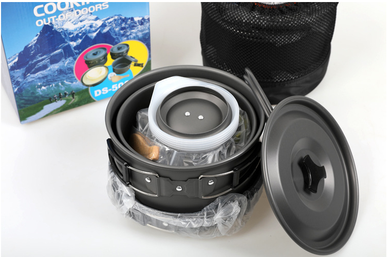 Набір туристичного посуду Halin DS-500 - фото 4 Набір туристичного посуду Halin DS-500 - фото 4