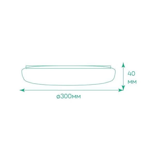 Светильник накладной светодиодный Ardero AL801ARD 48 Вт 30х4 см White (iz16043) - фото 2 Светильник накладной светодиодный Ardero AL801ARD 48 Вт 30х4 см White (iz16043) - фото 2
