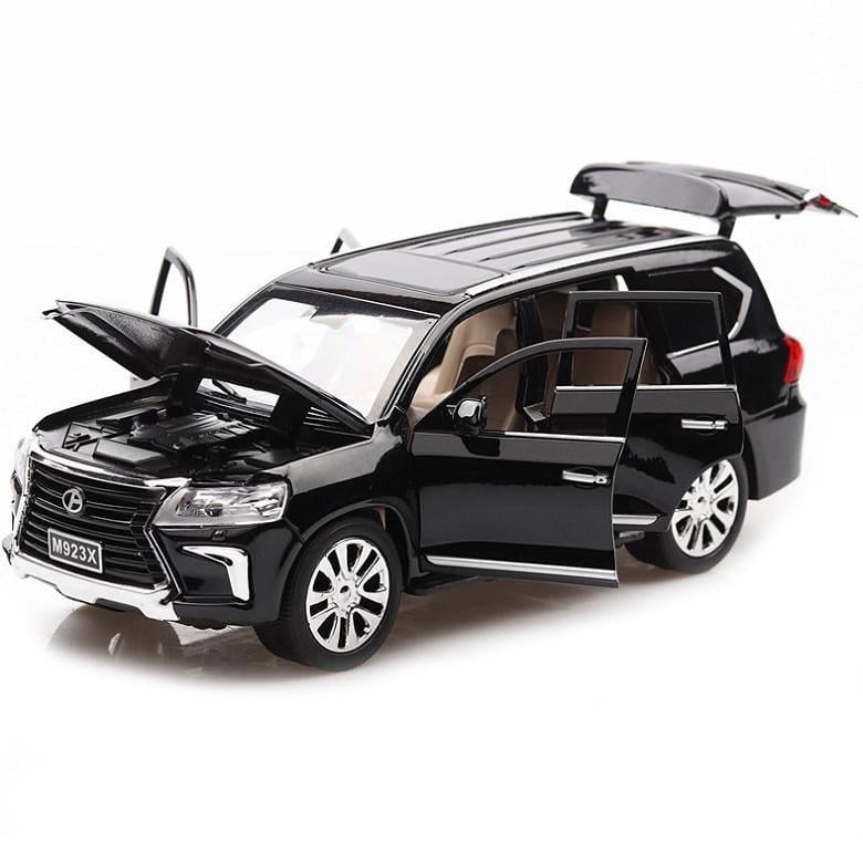 Игрушечная машинка металлическая Lexus LX570 1:24 коллекционная Черный (28443350)