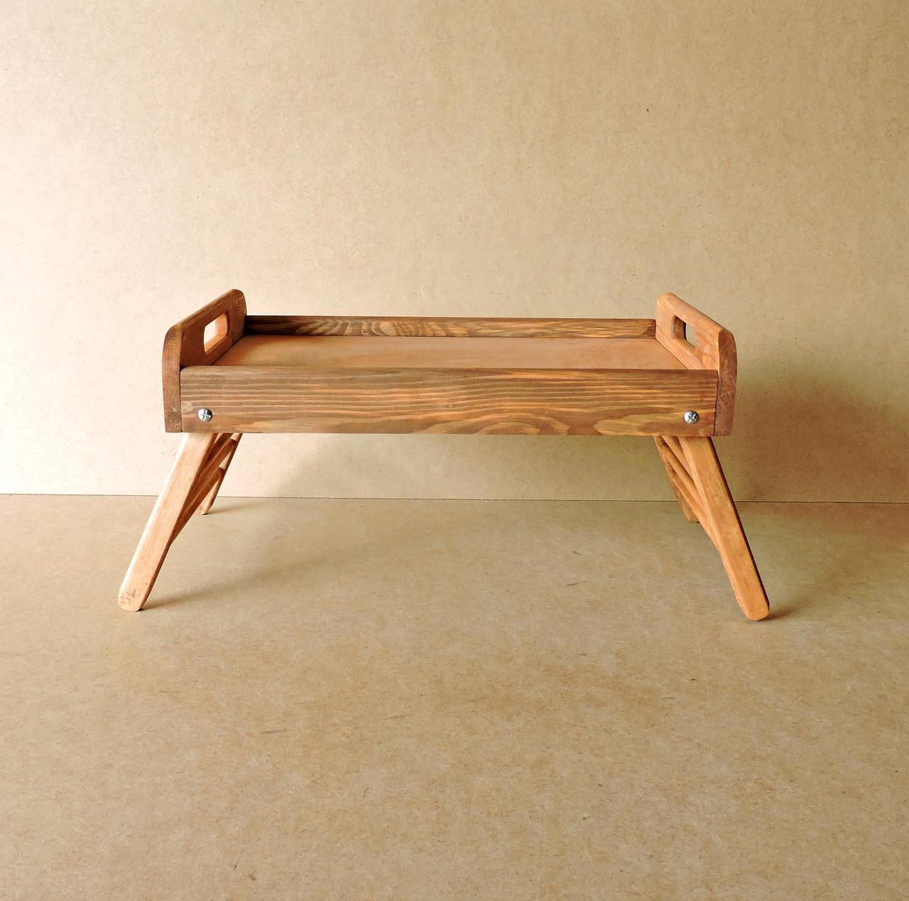 Столик-піднос для сніданку з дерева Вермонт Мускат (СТП-000707) - фото 7 Столик-піднос для сніданку з дерева Вермонт Мускат (СТП-000707) - фото 7