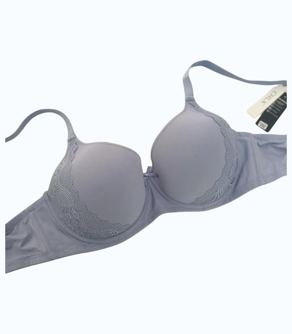 Бюстгальтер Chlx на косточках без Push-Up 85D Голубой (CHK50BLUE85D)