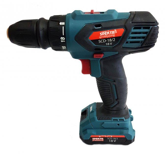 Шуруповерт аккумуляторный Spektr 18/2 Li DFR Шуруповерт аккумуляторный Spektr 18/2 Li DFR