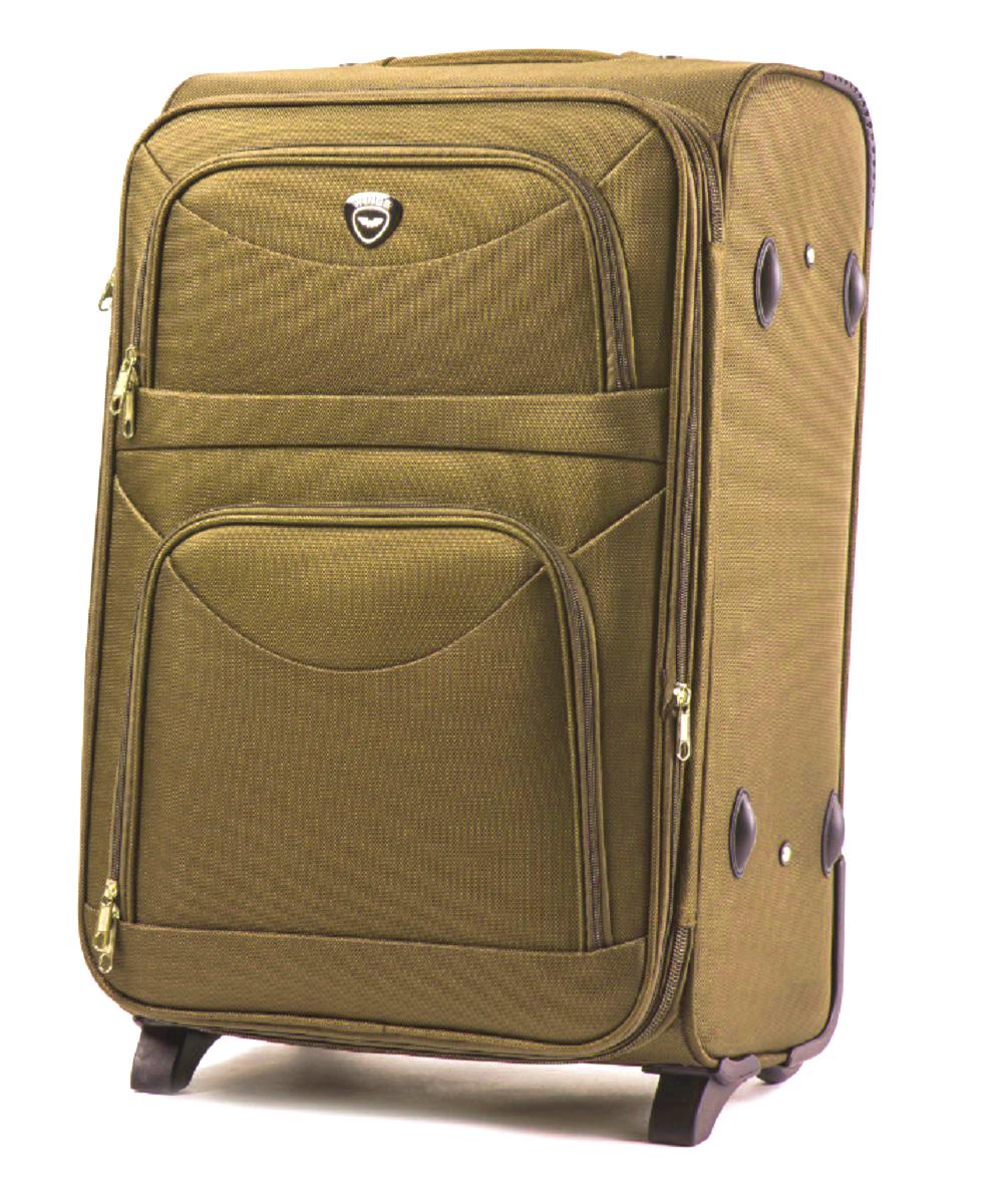 Чемодан тканевый Wings 6802 большой 2 колеса Светло-коричневый (Vt00227) - фото 1 Чемодан тканевый Wings 6802 большой 2 колеса Светло-коричневый (Vt00227) - фото 1