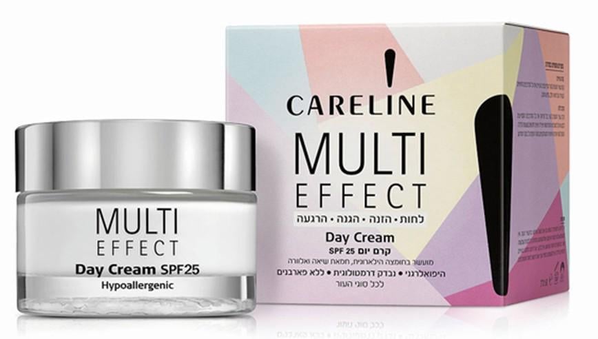 Крем денний для обличчя та шиї Careline Multi Effect SPF 25 50 мл (7290104964084)