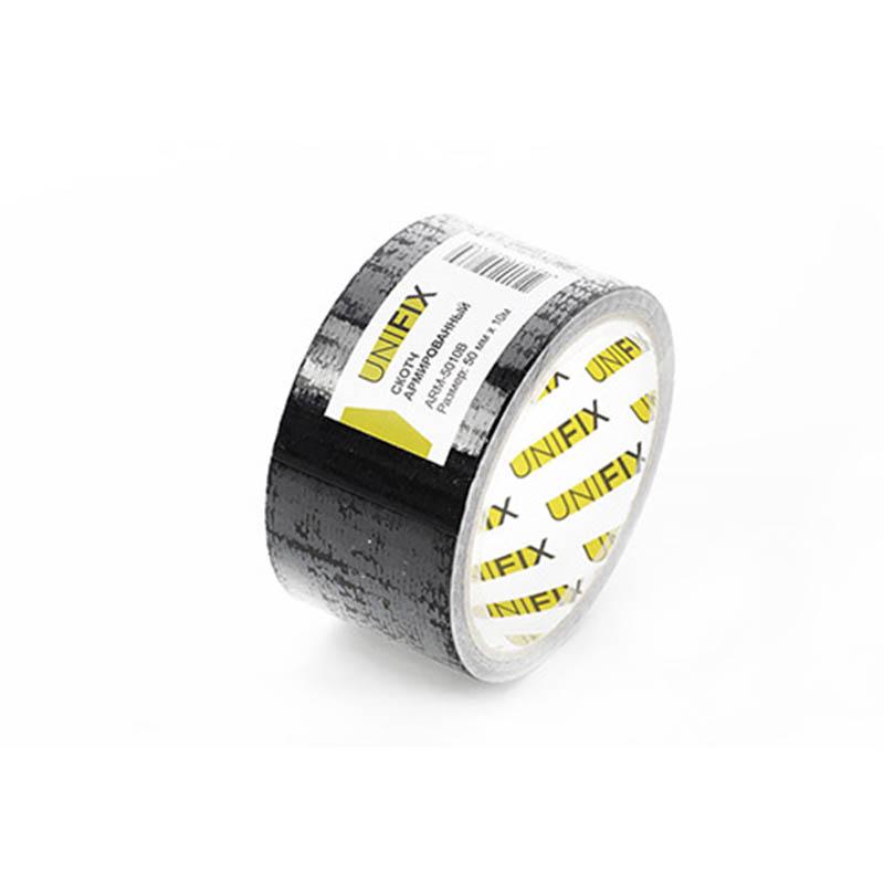 Стрічка клейка армована Unifix 50 мм x 10 м Чорний (18665294)