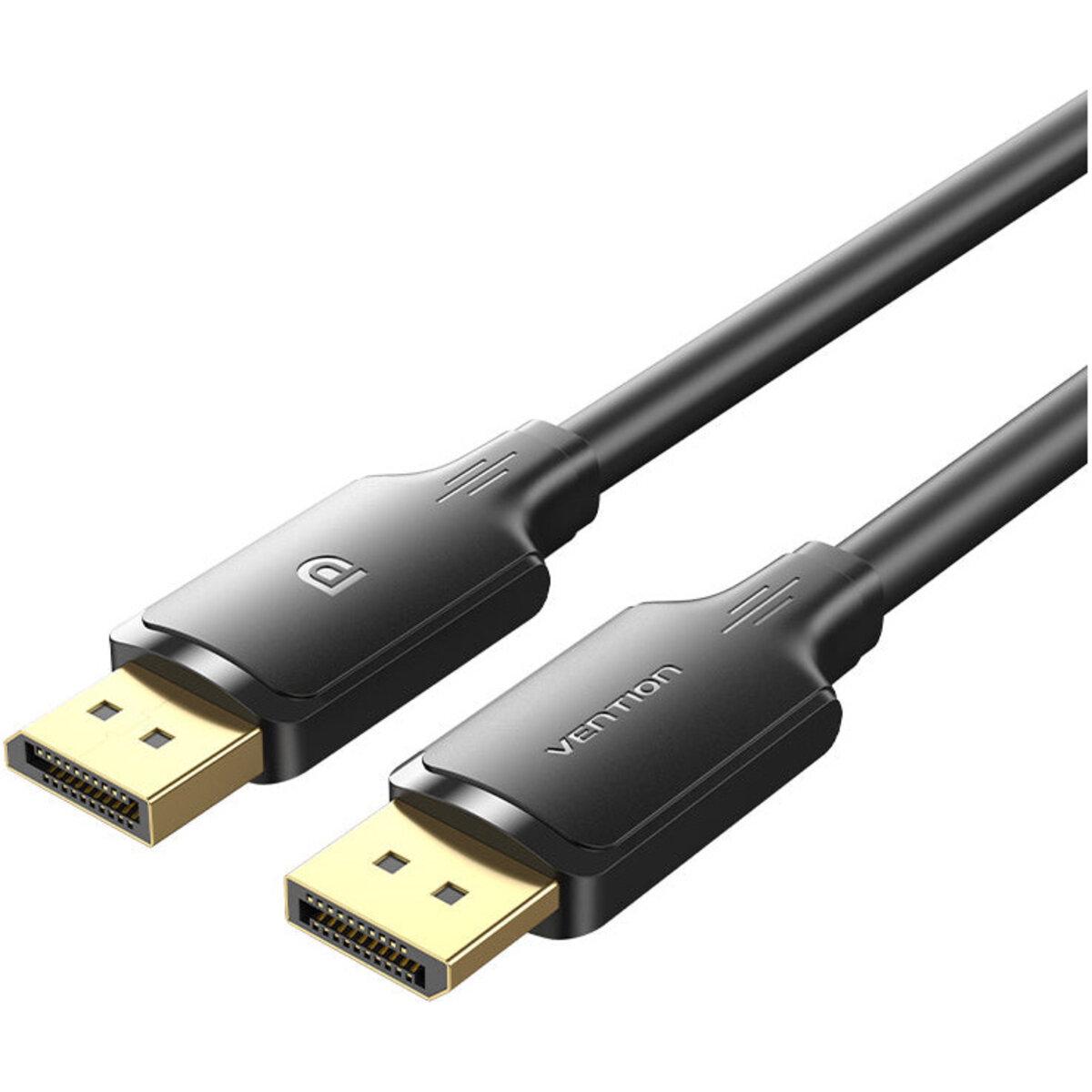 Кабель Vention DisplayPort to DisplayPort 4K HD Cable 1.5m Black (HAKBG)