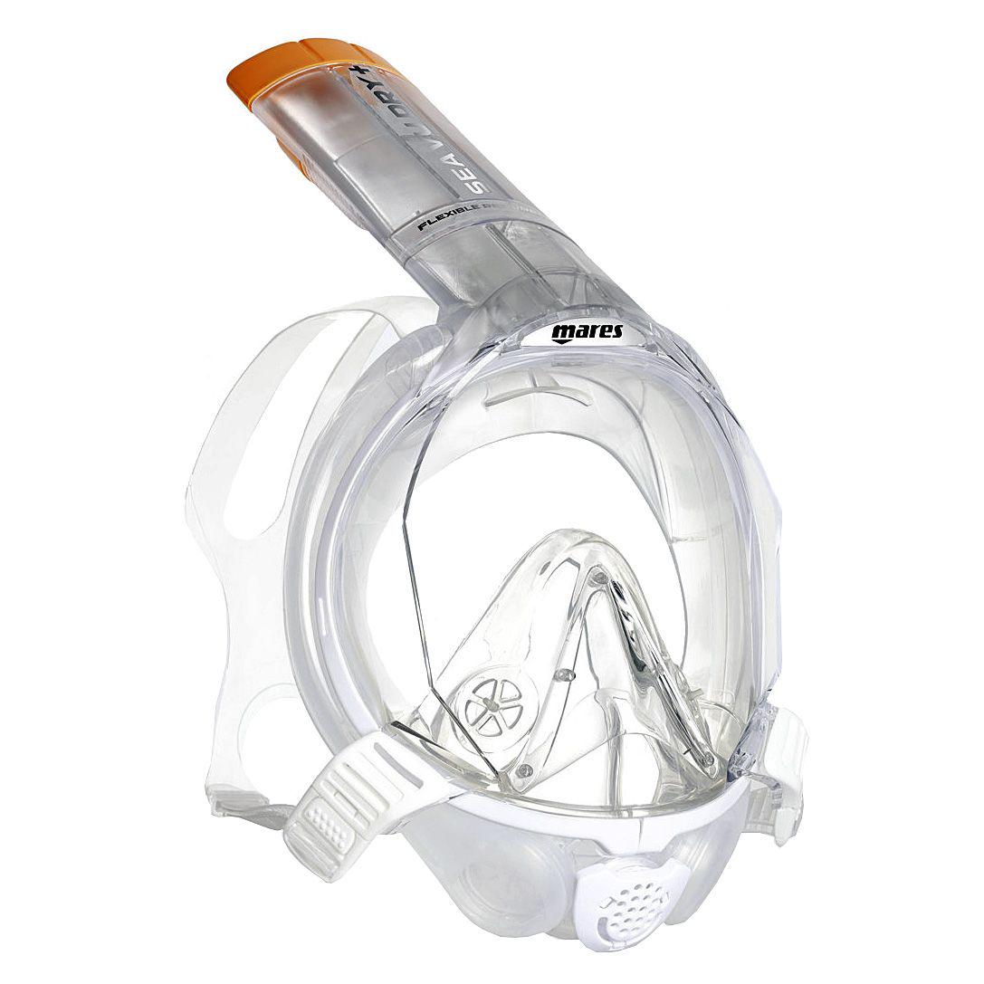 Маска для снорклинга Mares Sea Vu Dry полнолицевая L/XL Белый (411260.WHCL.L/XL)