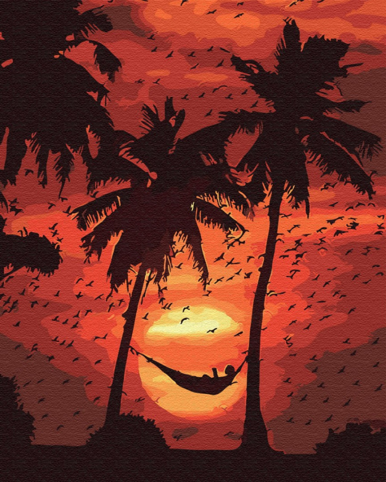 Картина по номерам Brushme Релакс на пляже (GX30567) Картина по номерам Brushme Релакс на пляже (GX30567)