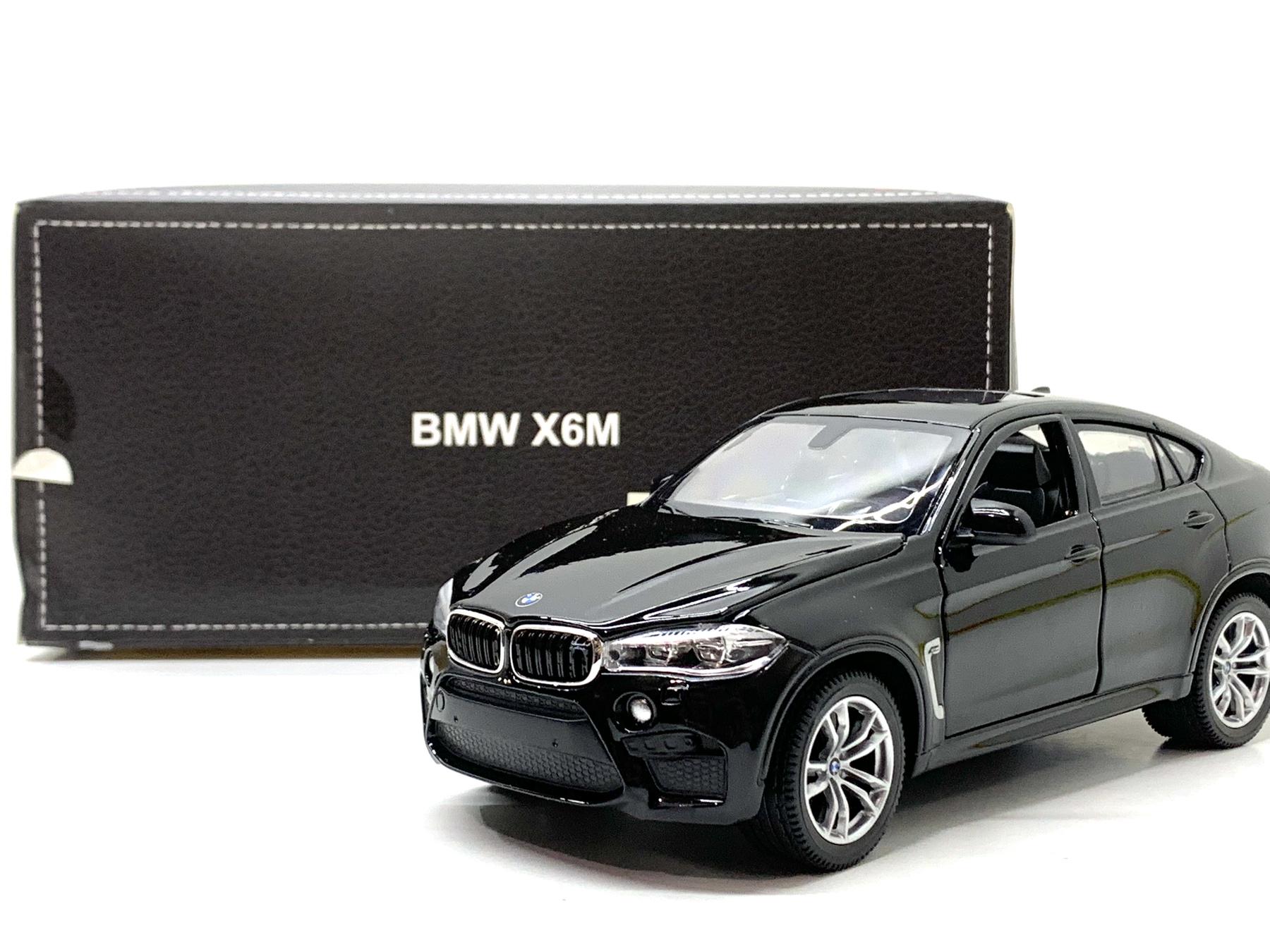 Машина Rastar металлопластик BMW X6M 1:24 Черный (56600) - фото 12