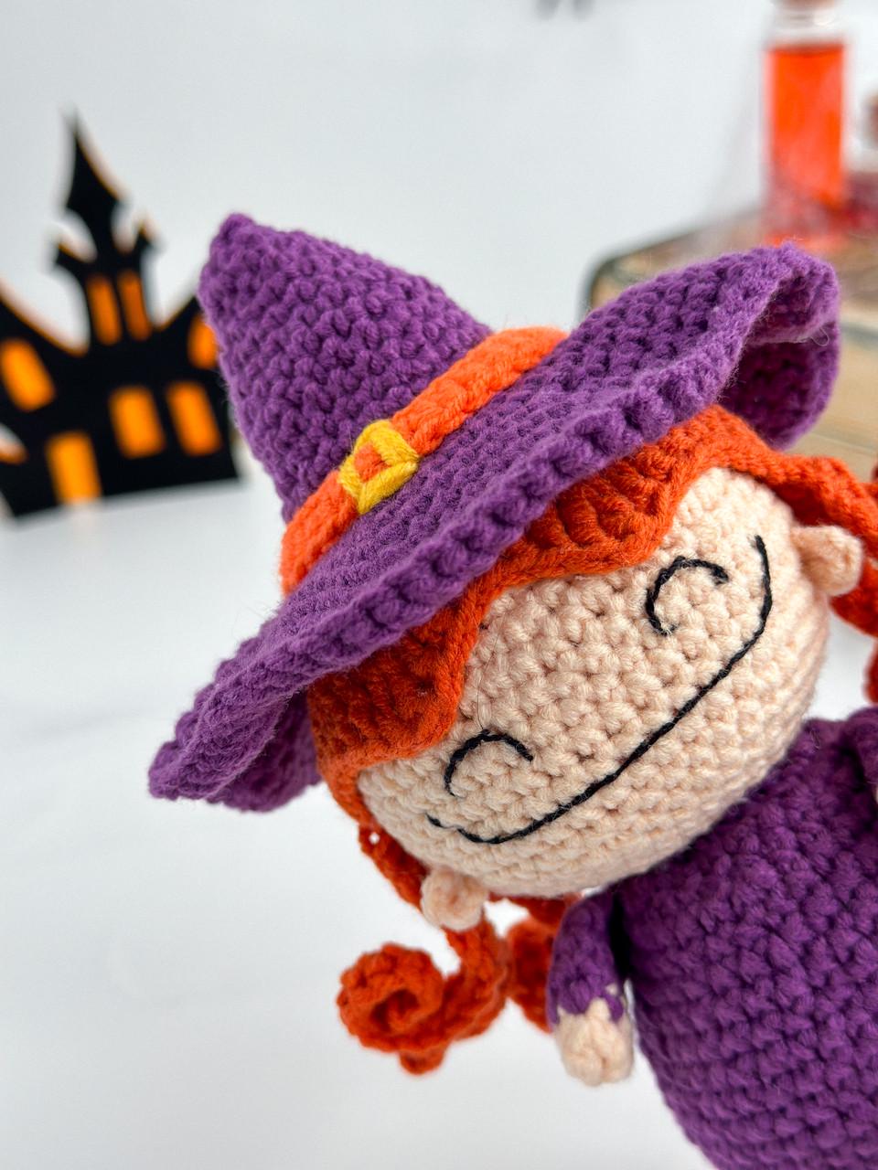 Игрушка Ведьмочка с метлой (29528477) - фото 2