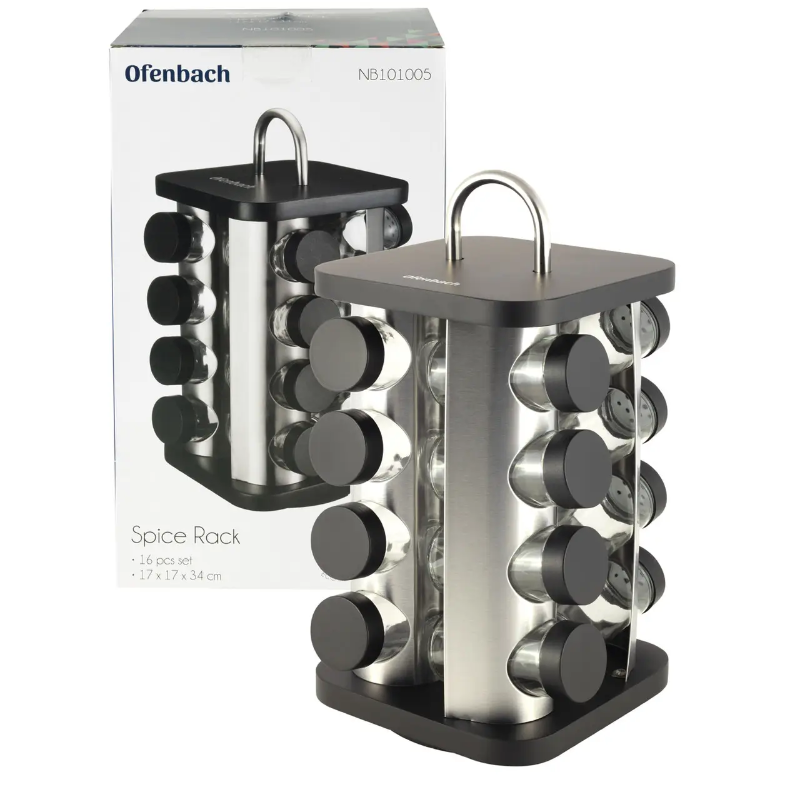 Набор емкостей для специй Ofenbach KM-101005 16 шт. на подставке (NA002421) Набор емкостей для специй Ofenbach KM-101005 16 шт. на подставке (NA002421)