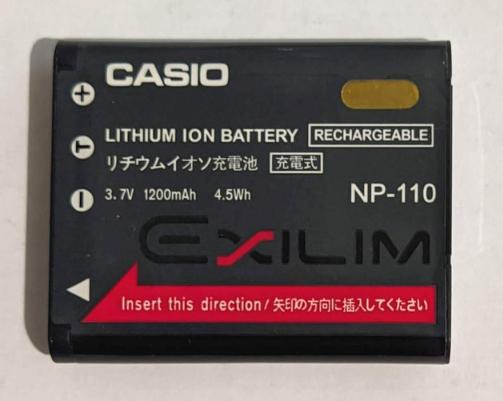 Аккумулятор для фотоаппарата Casio NP110 1200mAh (29809826)